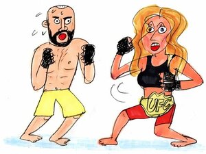 UFCで女性選手と男性選手の対戦、ありだと思う?