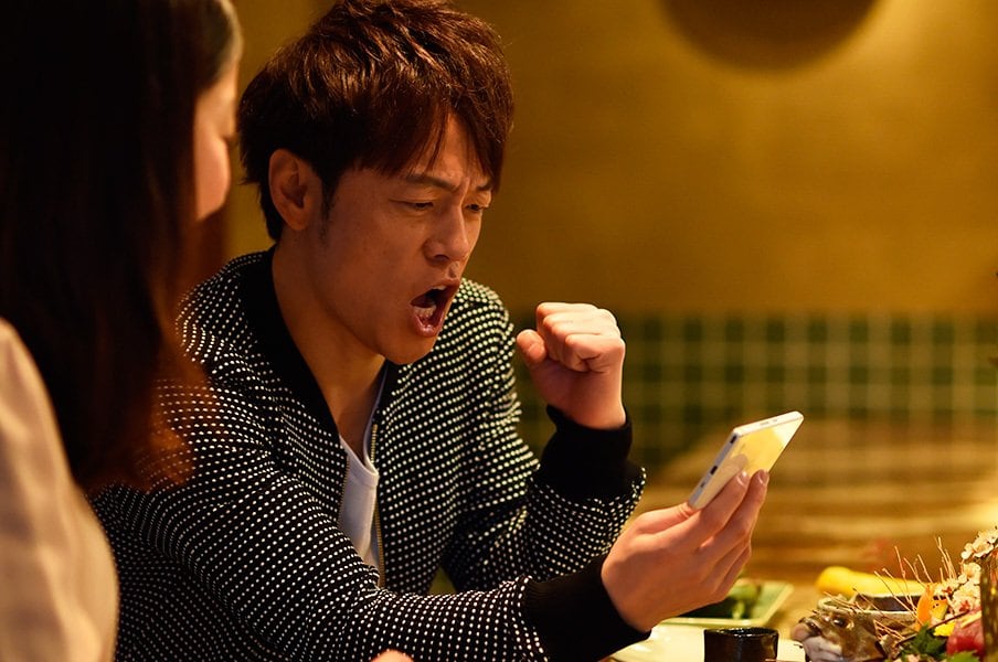陣内智則、J:COM MOBILEでプロ野球三昧宣言。<Number Web> photograph by Takashi Shimizu