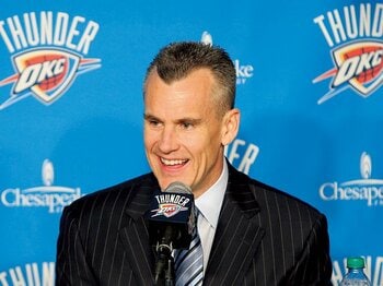 新ヘッドコーチの人選に、サンダーの大胆さを見る。~NBA未経験の男を選択した理由~<Number Web> photograph by Getty Images