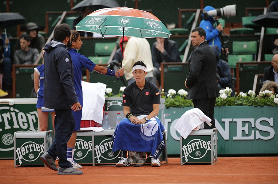 錦織圭はシングルスだけで良い!?テニス選手はリオ五輪で損ばかり。<Number Web> photograph by Hiromasa Mano