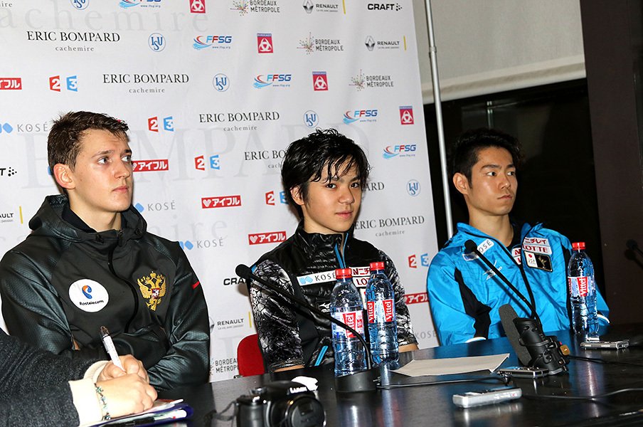 宇野昌磨、GPファイナル進出決定!GP最終戦NHK杯はどんな激闘が待つ?<Number Web> photograph by Dave Carmichael/AFLO