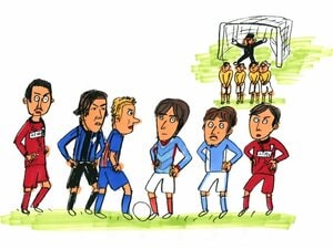 現役日本人サッカー選手、FKの名手No.1は誰だ!