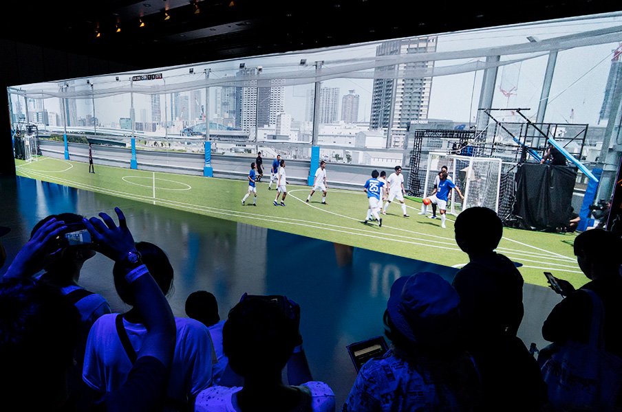 <近未来を体験>第5世代移動通信システム「5G」が実現するサッカー観戦の未来。