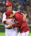 楽天2年目森、松井裕に学びプロ1勝