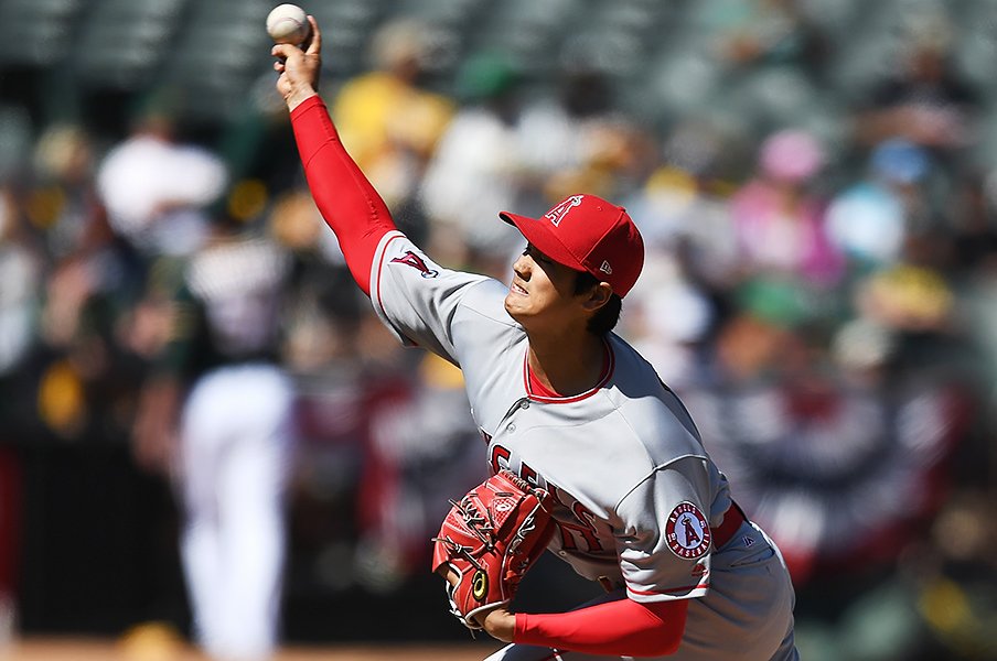 6回3安打3失点。大谷翔平が初被弾後に見せた「クオリティ」。<Number Web> photograph by Getty Images