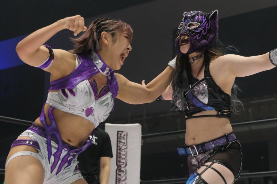 「年間ベストバウトだ!」スターダム地方大会に海外も熱狂…キッドvs.AZM、ハイスピードの“黄金カード”はいかに生まれたか?<Number Web> photograph by Norihiro Hashimoto