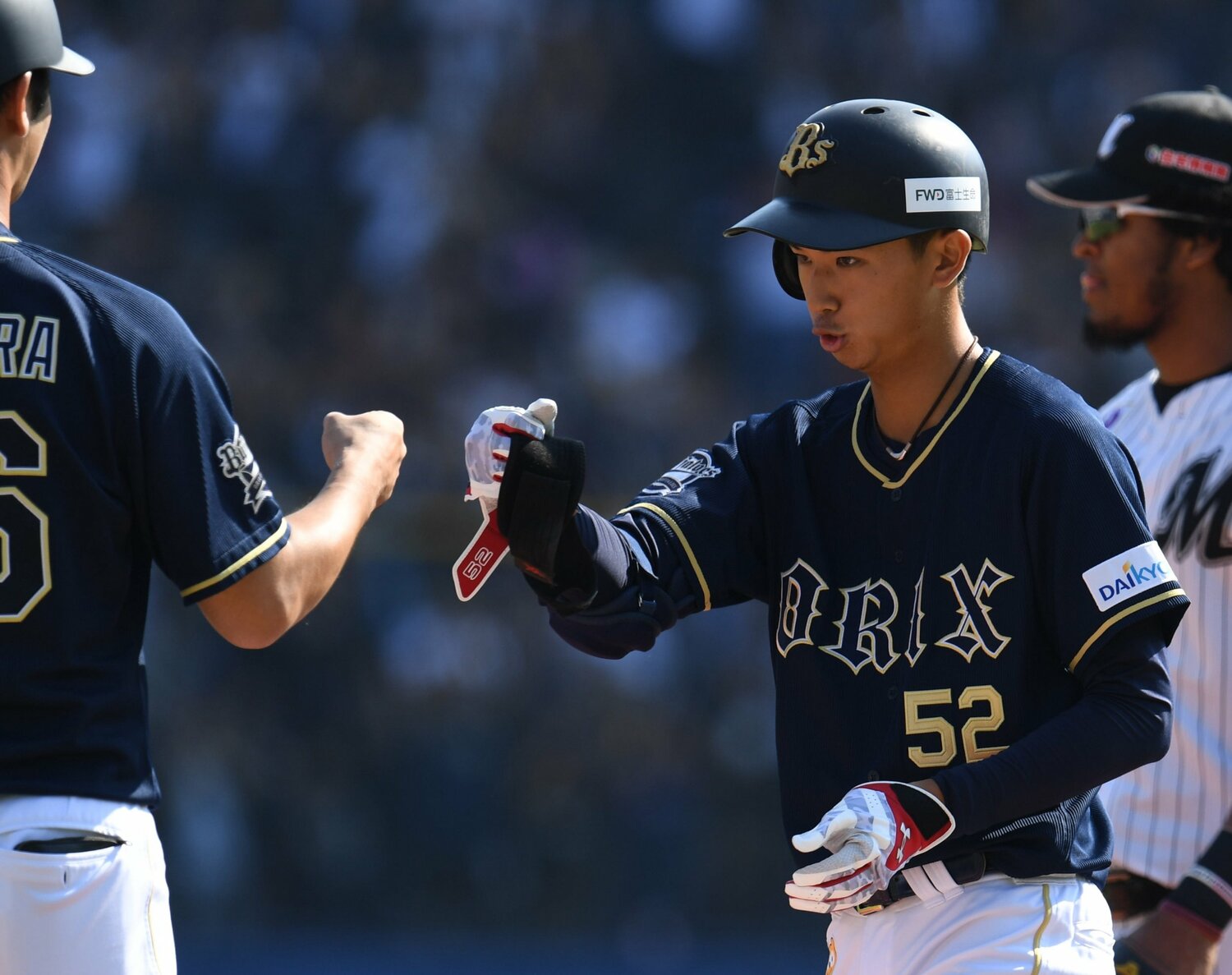 現役時代の岡崎（2017年）©︎Sankei Shimbun