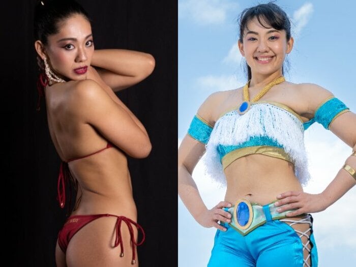 コンテスト出場からプロレス界へ…トレーナー兼業レスラー・竹林早苗が語る“肉体美と筋肉のバランス”「痛くないから、は嘘でした（笑）」＜Number Web＞ photograph by L）BEST BODY JAPAN、R）Shiro Miyake