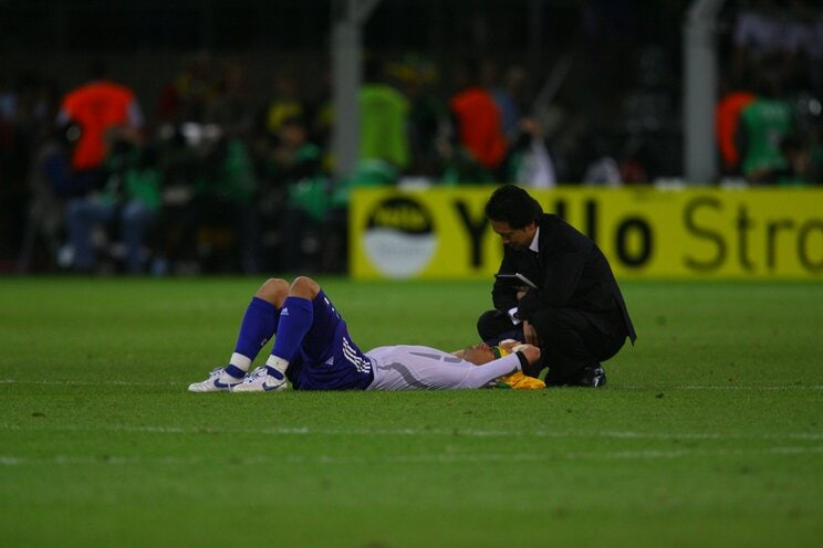 中田英寿にとって現役最後の試合に ©JMPA