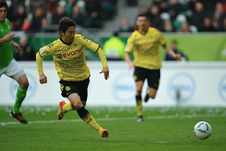 香川はドルトムントでは計7シーズンプレーし、公式戦215試合で60ゴールをあげた　©︎Takuya Sugiyama