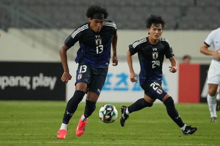 香港戦、4ゴールをマークしたジャーメイン　©Masashi Hara/Getty Images