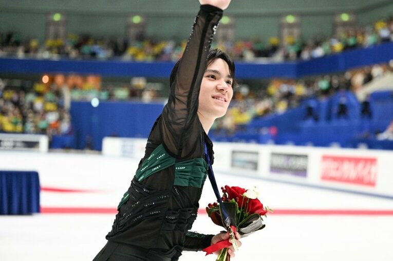 全日本選手権で6度目の優勝を果たした宇野昌磨 ／ photograph by Asami Enomoto