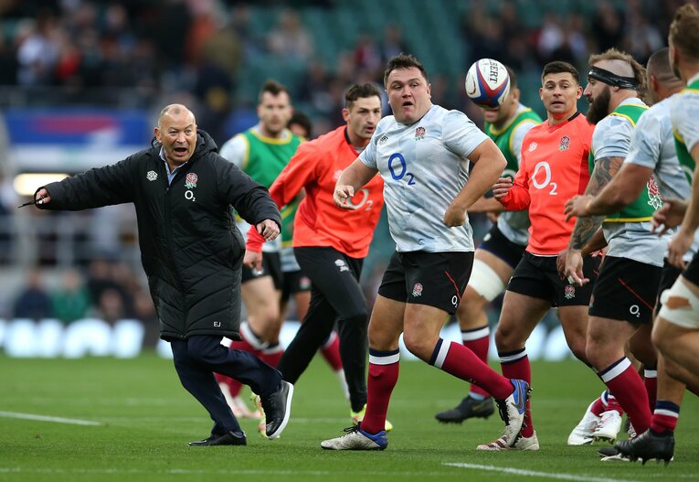 積極的な若手起用など、23年W杯に向けてイングランド代表の強化を進めるエディー・ジョーンズ　©Getty Images