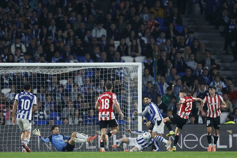 ナバーロの同点ゴール　©Daisuke Nakashima