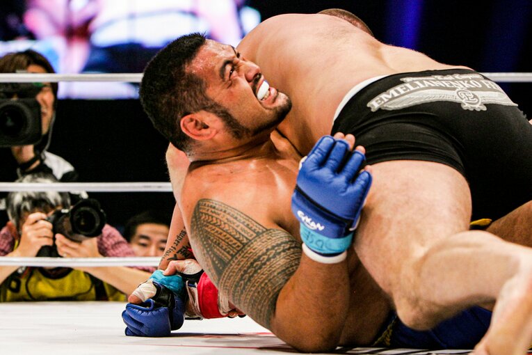 大晦日を大の得意としていたハントだったが、ヒョードルに腕を極められて一本負け