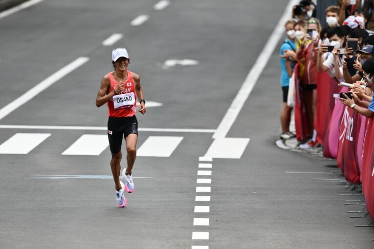 東京五輪、マラソンで6位入賞を果たした大迫傑　©︎Nanae Suzuki/JMPA
