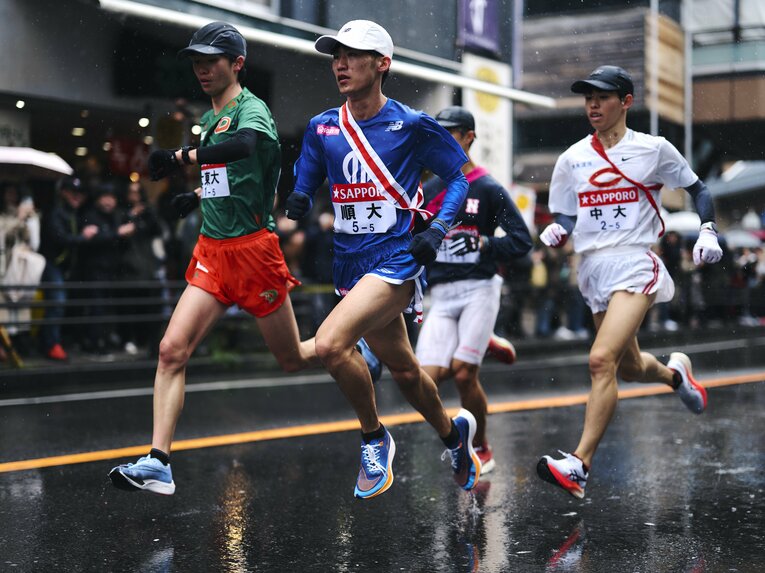 山の5区には1年生の山崎草太を抜擢したものの、区間13位に終わった　©Nanae Suzuki