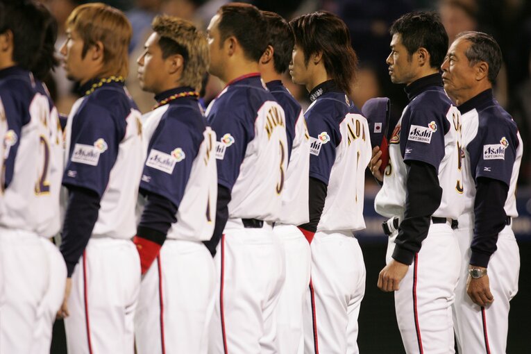 2次リーグでの韓国戦、試合前　©Naoya Sanuki