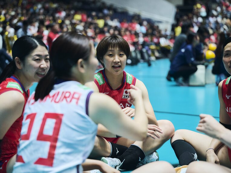 松井珠己／FIVBパリ五輪予選　©︎Yuki Suenaga