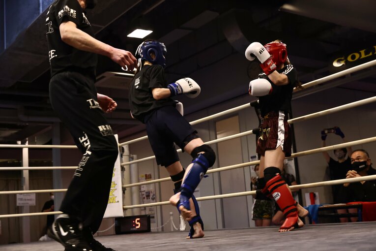 1月22日のアマチュア大会『RISE Nova』に出場した宮原華音　©RISE