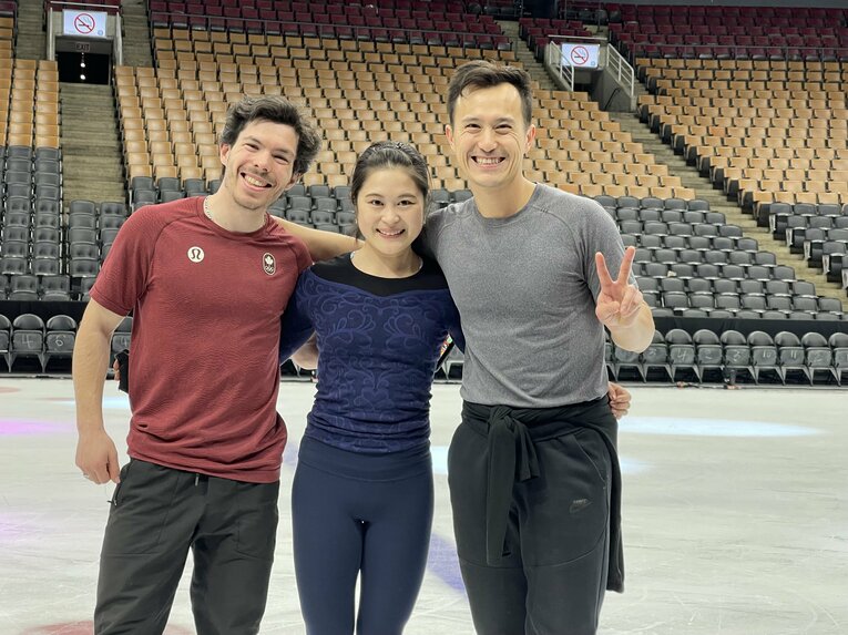 5月5日の「スターズオンアイス」カナダにて　©Akiko Tamura