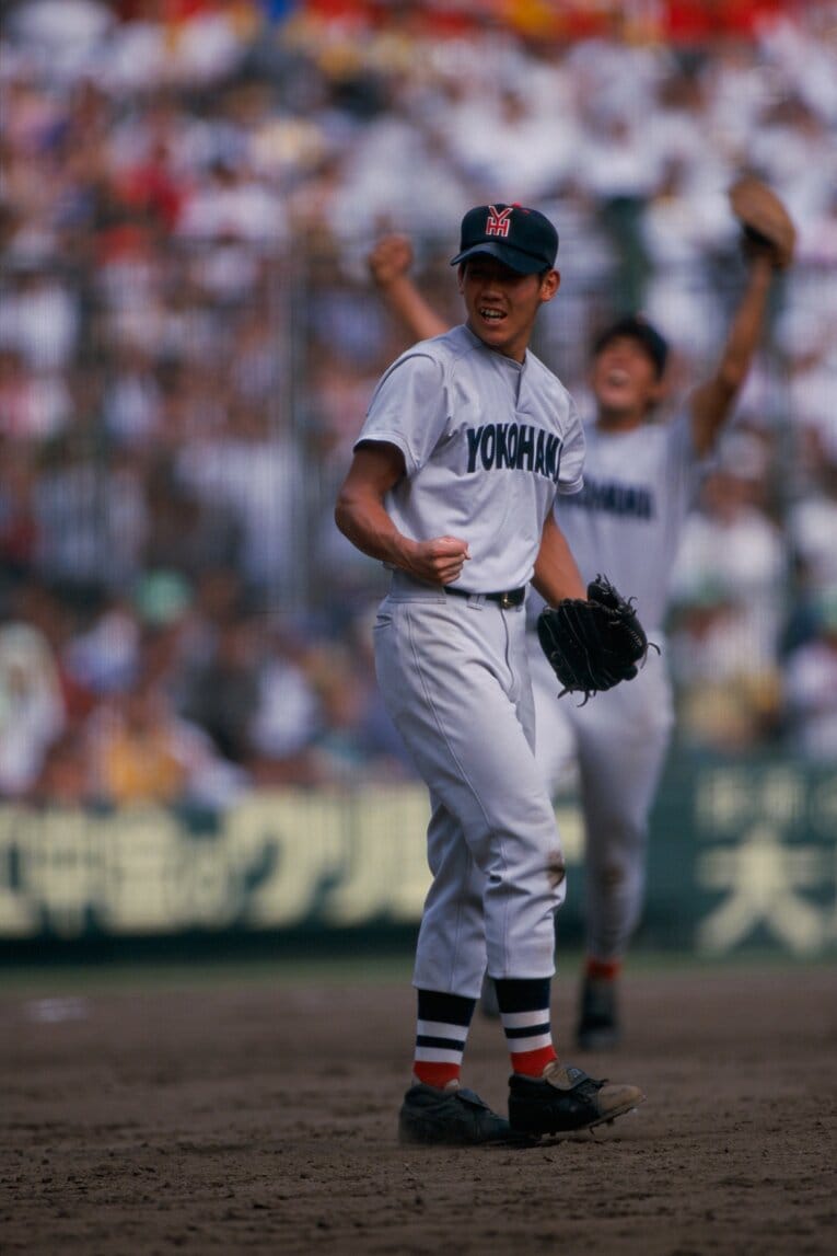 横浜高校時代の松坂大輔　©Hideki Sugiyama