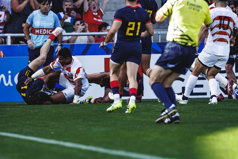 ジョネ・ナイカブラ（2023年ラグビーW杯アルゼンチン戦）　©︎Kiichi Matsumoto