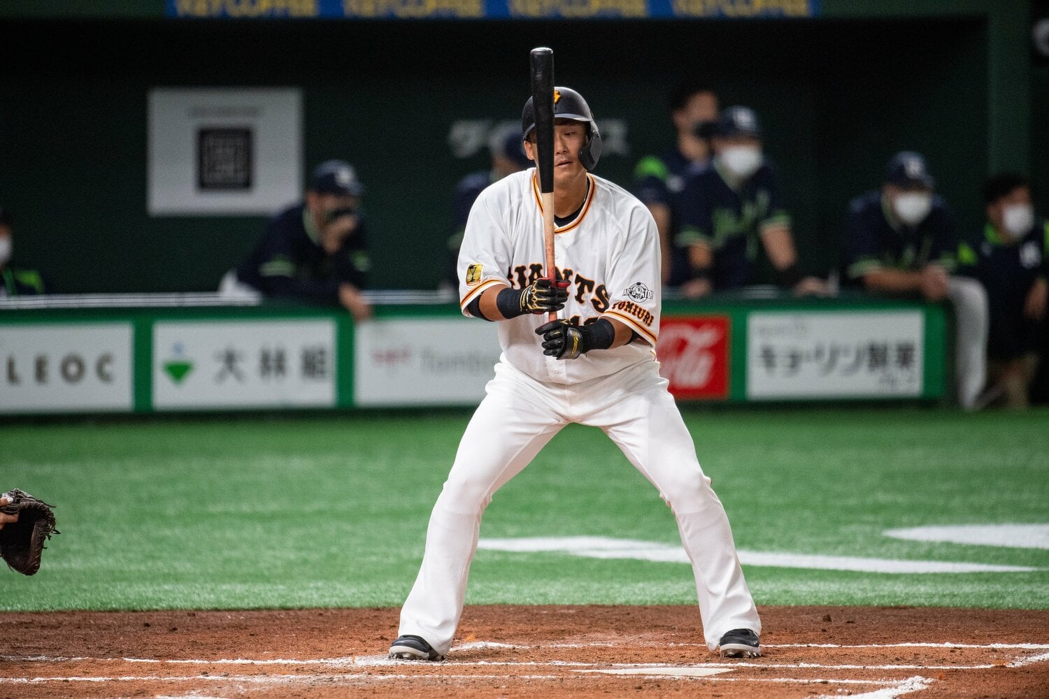 8月に緊急トレードで巨人入りした中田翔。巨人での今季成績は91打数、14安打、打率.154、本塁打3だった　©Nanae Suzuki