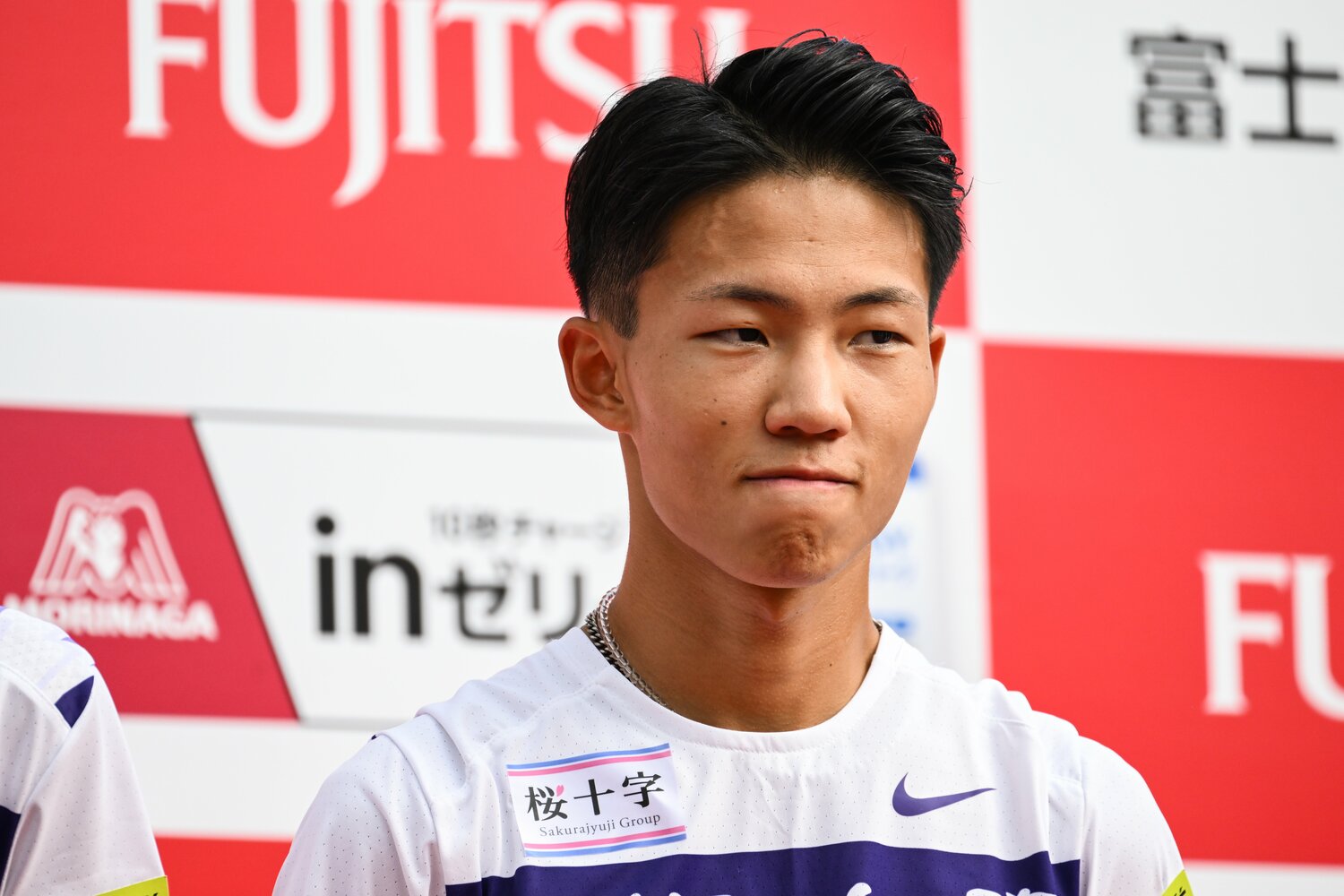 当日のエントリー変更で5区に入った安原。レース後は悔しそうな表情を見せていた　©Nanae Suzuki