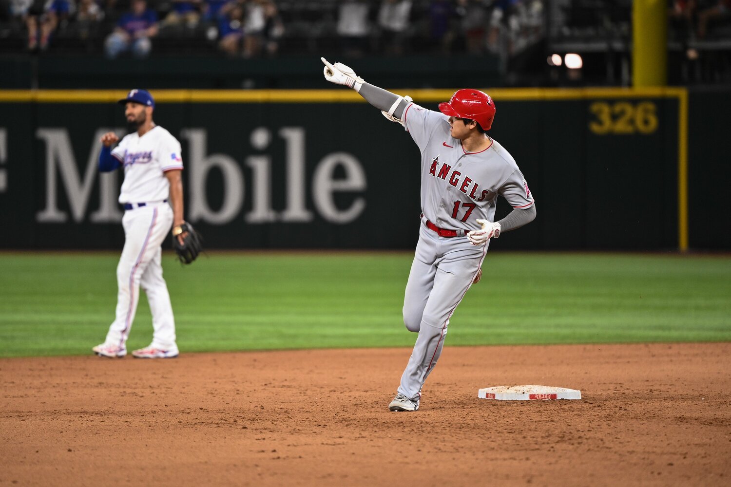 ホームラン王争いトップを走る大谷 ©︎Nanae Suzuki