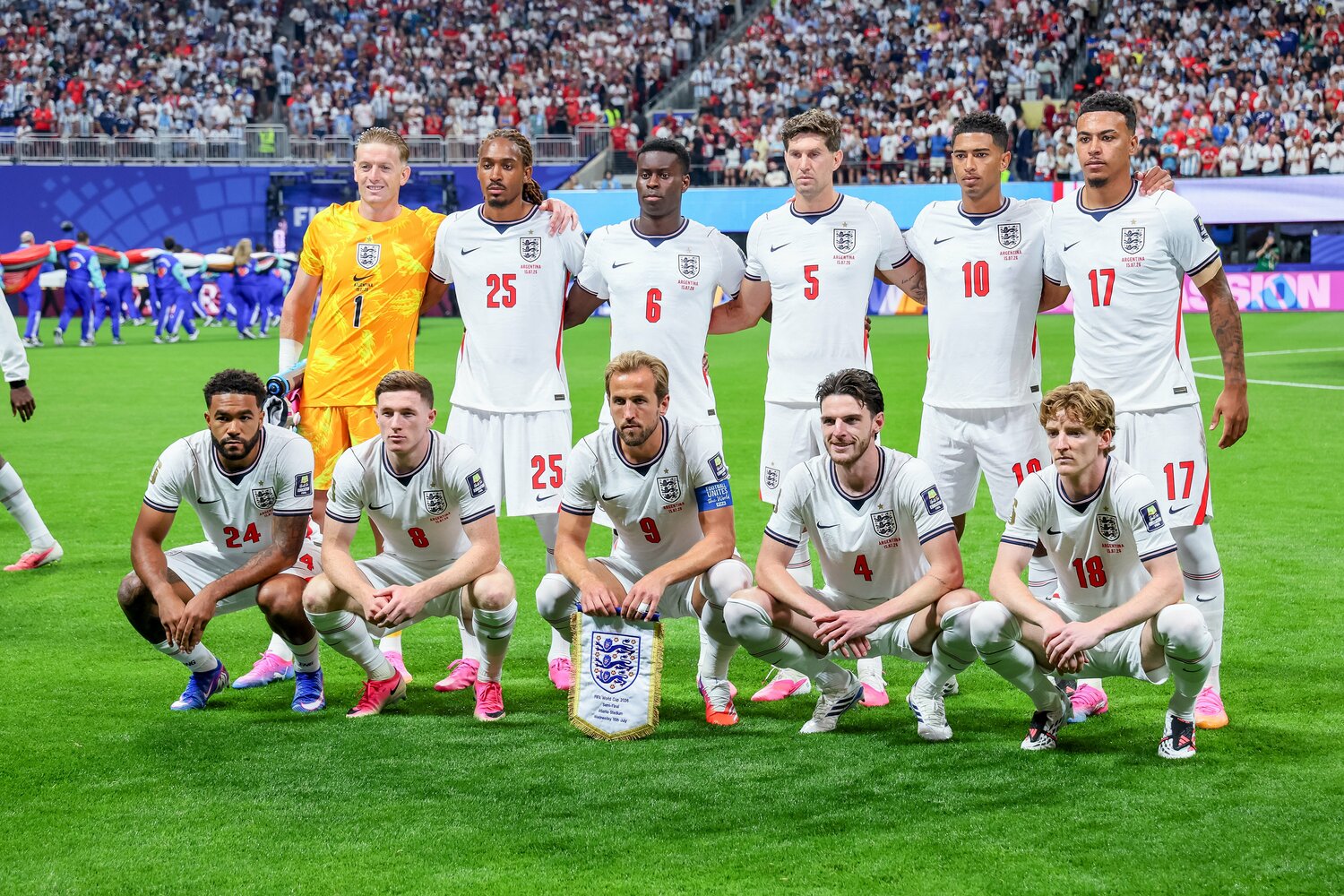 W杯は準決勝でアルゼンチンに敗れたイングランド代表　©Kaotu Watabe / JMPA