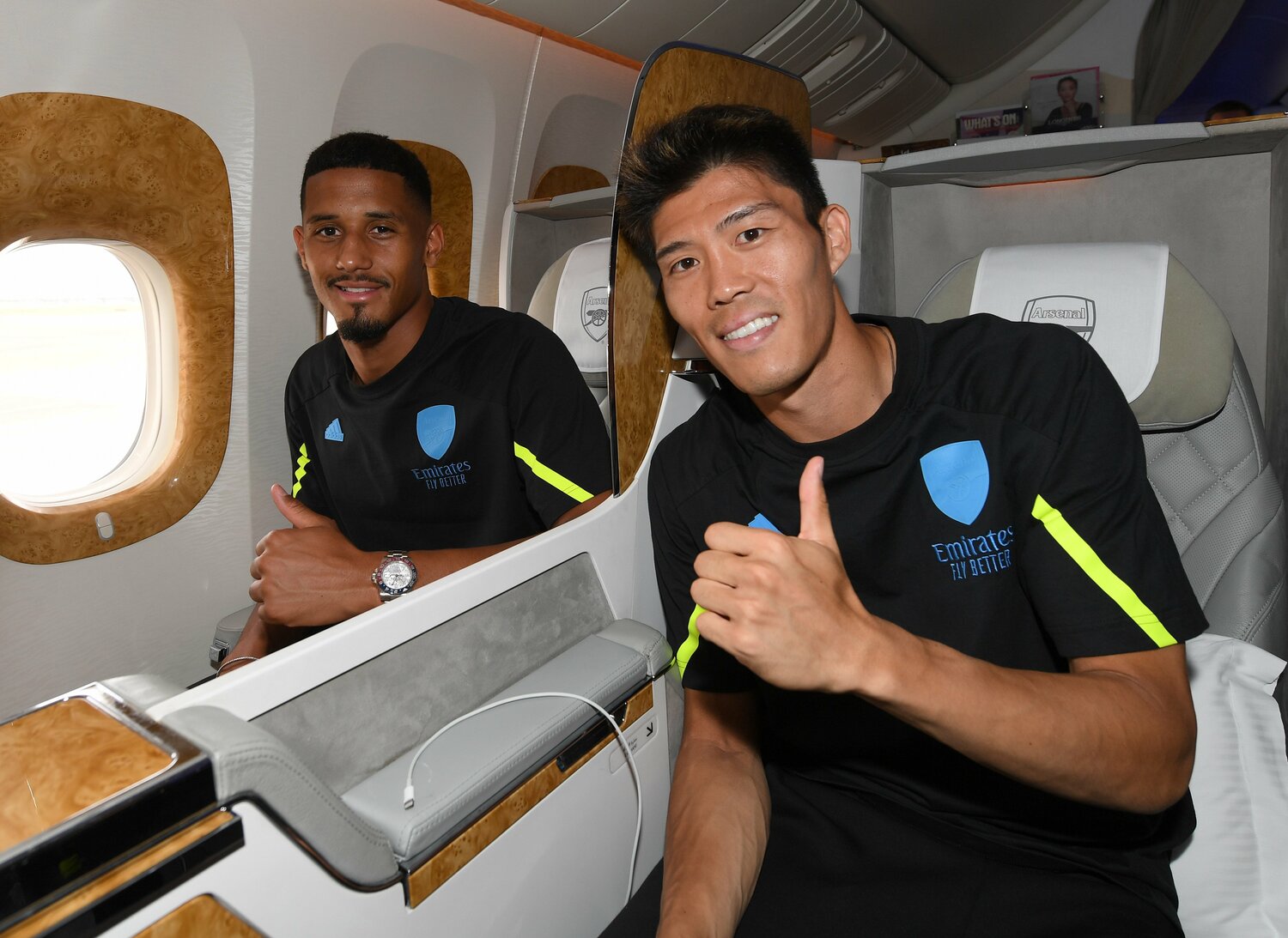 アーセナル公式のインタビューで「仲が良いチームメイトは？」と聞かれ、「ウィリアム・サリバかな」と応えた　©Getty Images