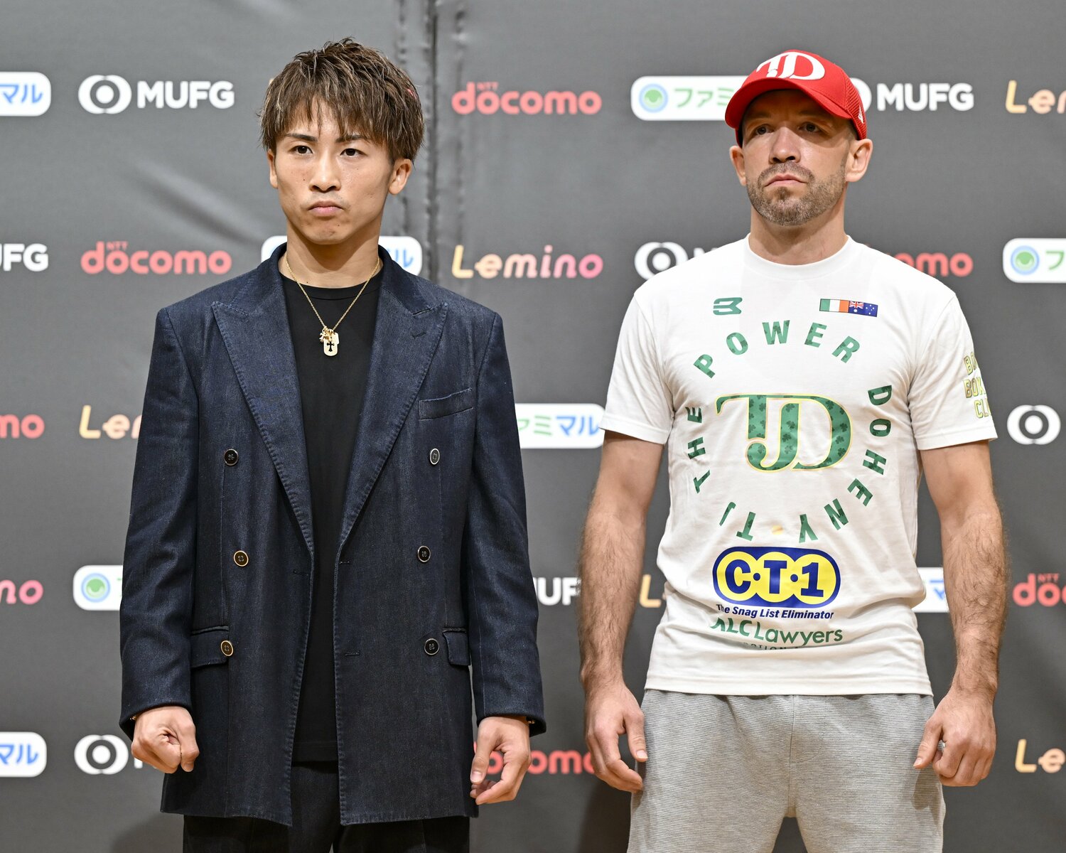 8月31日の記者会見。ドヘニーは「歴史を作りにきた」と絶対王者に挑む覚悟を口にした　©Hiroaki Yamaguchi