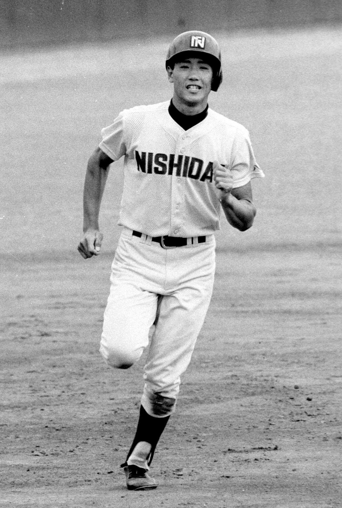 高校時代の新庄　©Asahi Shimbun