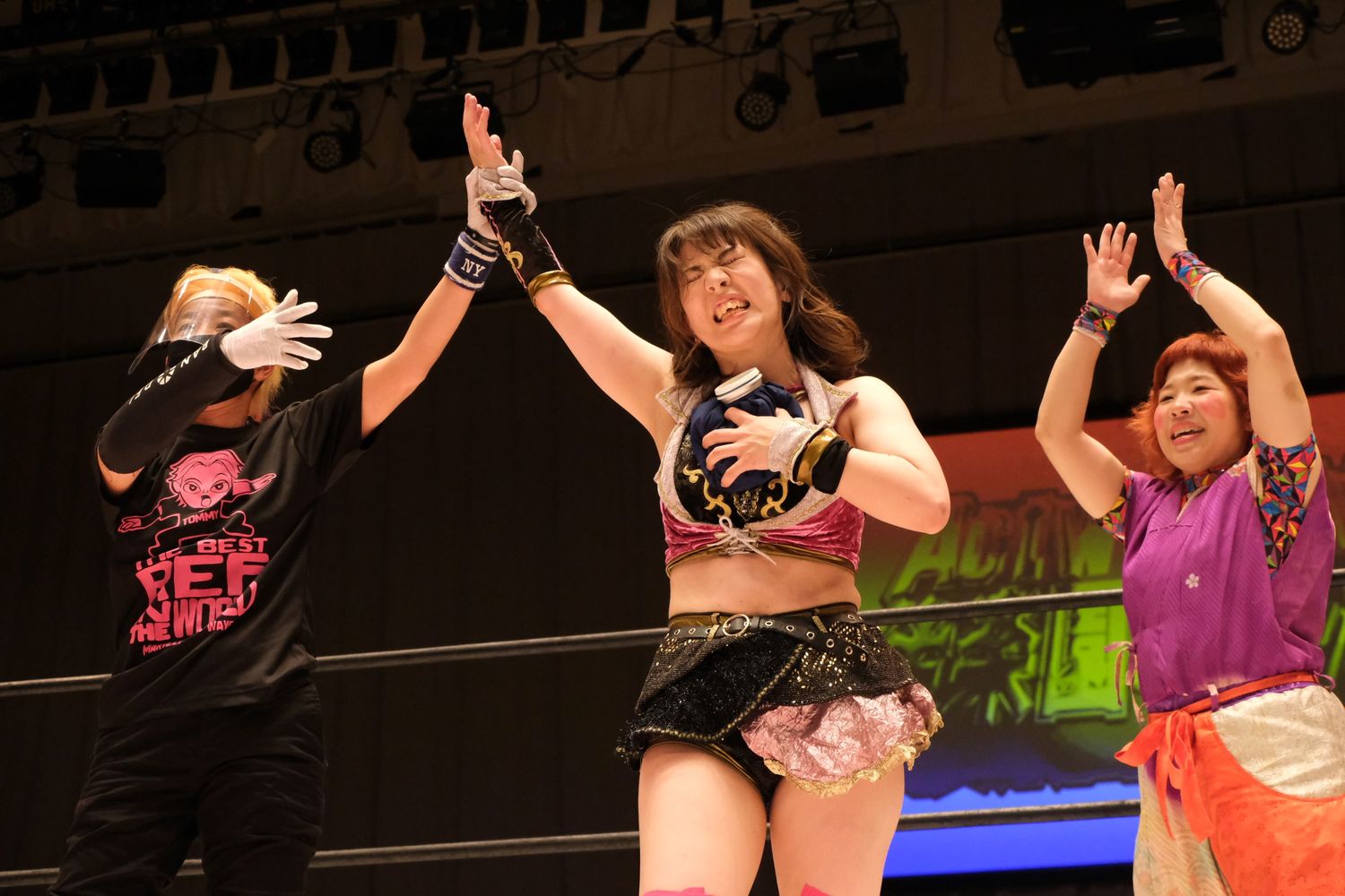 引退試合を終えた五十嵐