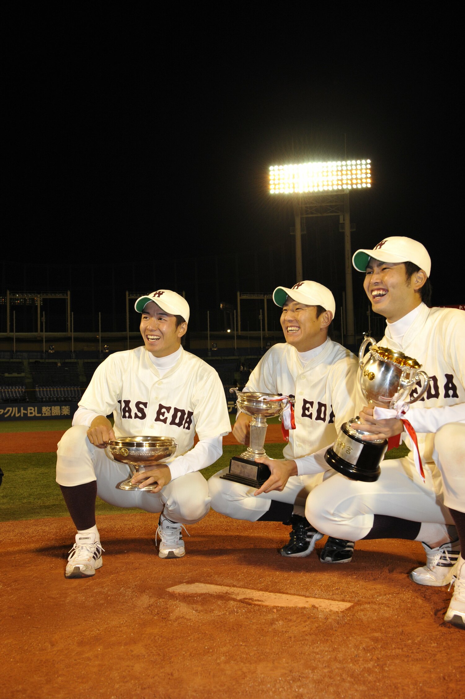 早大BIG3と注目を集めた（左から）斎藤佑樹、福井優也、大石達也　©BUNGEI SHUNJU