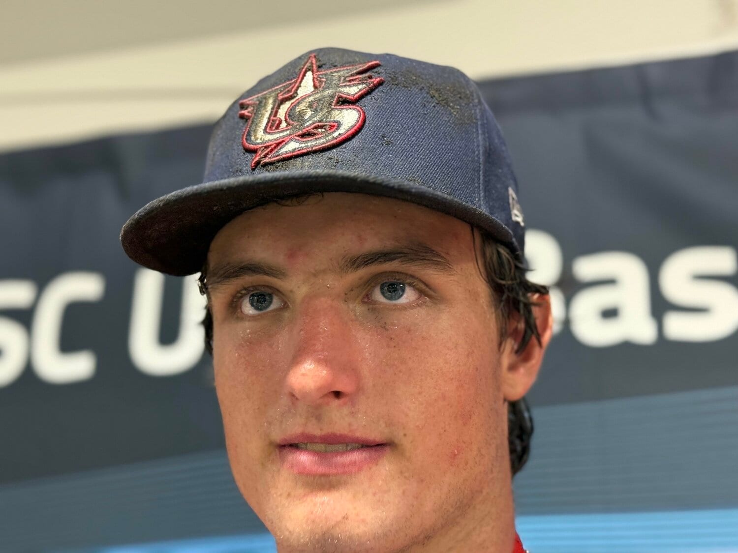 大会MVPに輝いたアメリカのコールマン・ボスウィック。198cm、115kgという巨漢の3番打者は、マウンドでも150キロ台中盤のストレートを投げ込む二刀流でもある ©Yuji Yanagawa