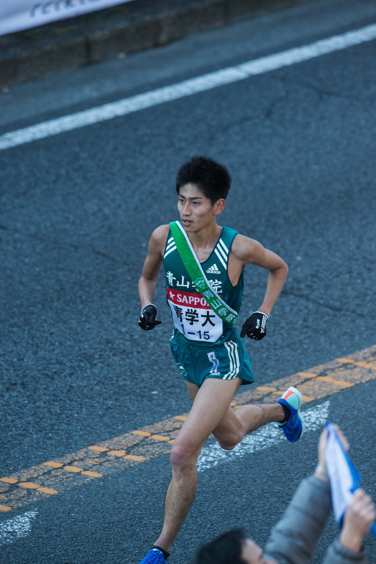 青学大時代の田村和希（2017年）。現在は住友電工で活躍を続けている　©Nanae Suzuki