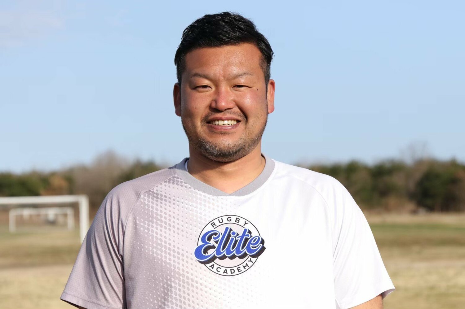 アカデミーの廣瀬慎也ヘッドコーチ　写真提供：Elite Rugby Academy