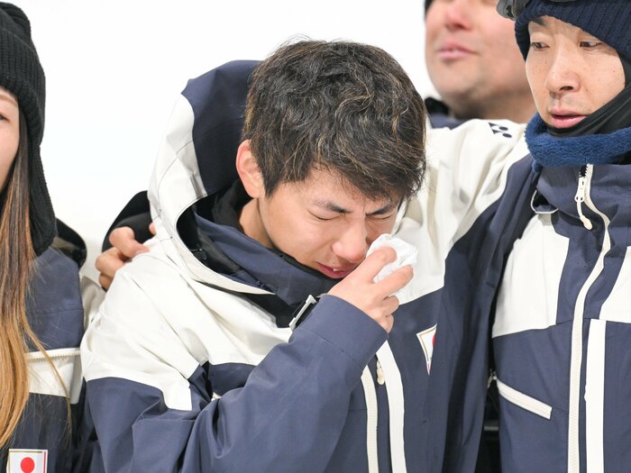 「表彰台逃し号泣」ミラノ五輪スノボ採点で何が起きていたのか…日本人審判が説明「山田琉聖選手と平野流佳選手に同じ点数をつけたかったが…」＜Number Web＞ photograph by Nanae Suzuki/JMPA