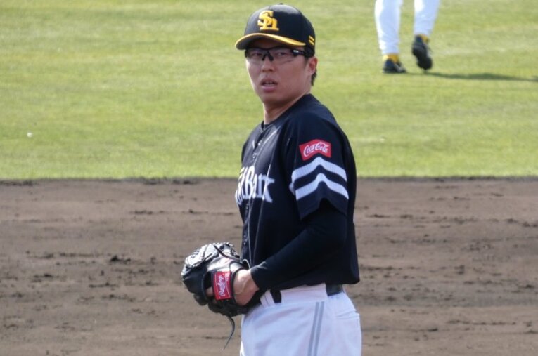 今シーズン6年目を迎えるソフトバンク田中正義。プロ入り後に直面した壁と、6年目の決意を語ってもらった ／ photograph by Kotaro Tajiri