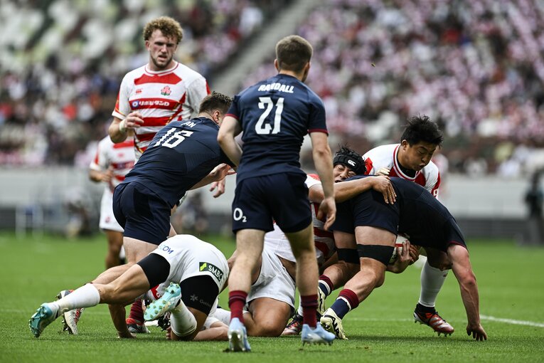 第二次エディー・ジョーンズHC体制の初陣となったイングランド戦　©Asami Enomoto