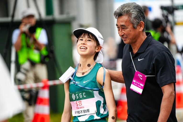 初マラソンとなった北海道マラソンで2位に入った不破　©Satoshi Wada