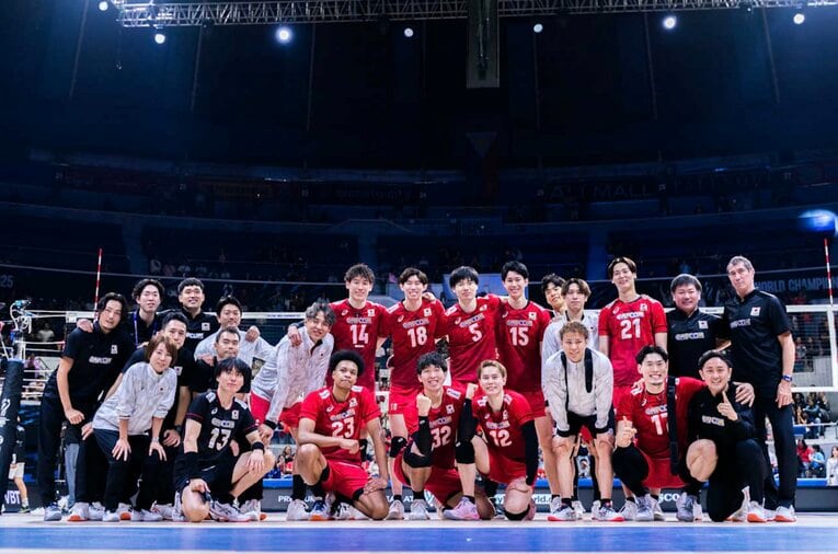 バレーボール世界選手権・リビア戦　©︎Volleyball World