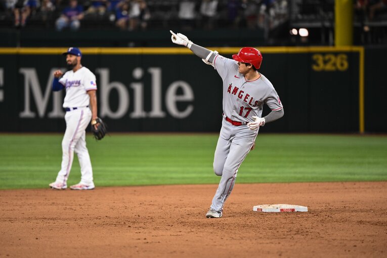 ホームラン王争いトップを走る大谷　©︎Nanae Suzuki