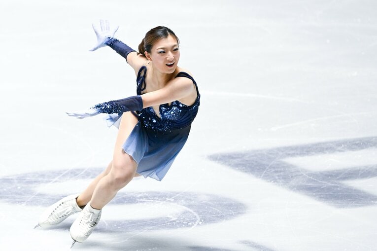 自身最後の全日本選手権で圧巻の演技を見せた坂本花織【スワイプするとそのほかの写真もご覧になれます】　©Asami Enomoto