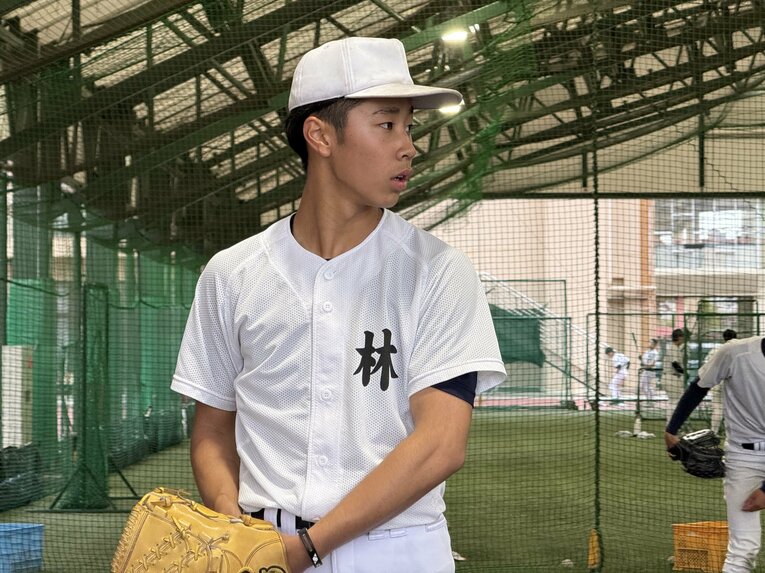 【投球フォーム】連続写真／林将輝　©Yuji Yanagawa