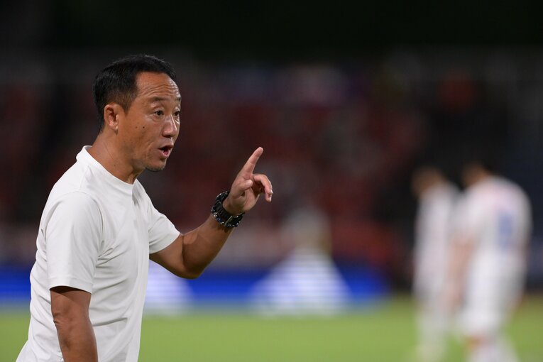 黒田剛監督（2024年9月8日ルヴァンカップ準陣決勝・新潟戦）©FCMZ