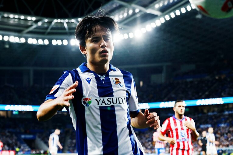 強豪相手に好プレーを続ける久保建英。起用法や移籍の噂は気になるところだが……。 ／ photograph by Daisuke Nakashima