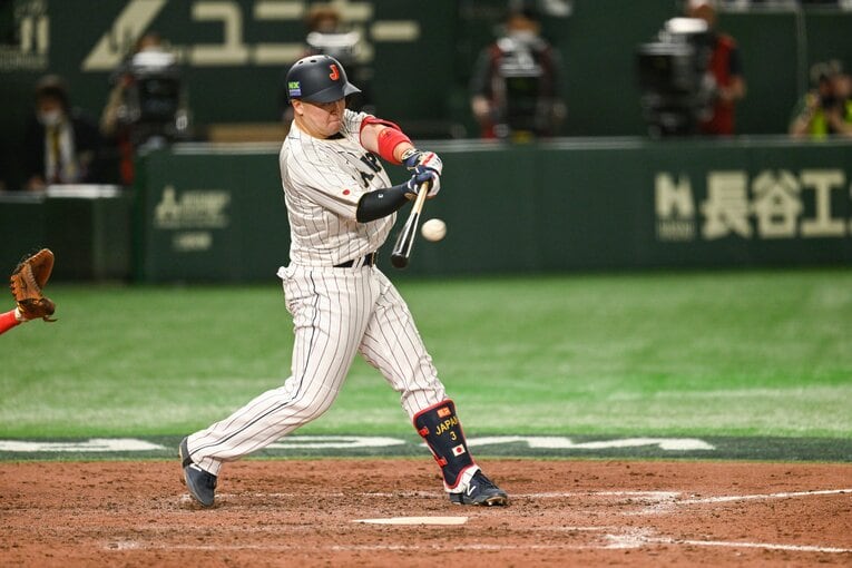 WBC開幕戦で貴重な追加点となるホームラン　©Nanae Suzuki
